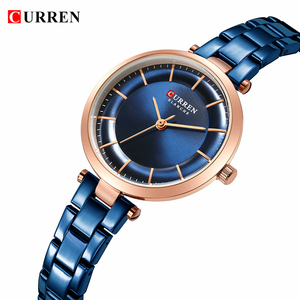 CURREN 9054 elegante bracciale in acciaio inossidabile analogico al quarzo Business <span class=keywords><strong>quadrante</strong></span> semplice orologi da <span class=keywords><strong>donna</strong></span> - Product Image 1