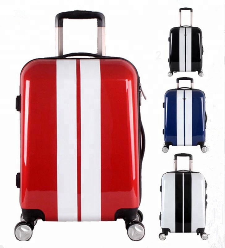 4 Spinner Roda ABS + PC Troli Tas Bisnis Suiter Trolley Luggage 20 "Hard Shell Ringan Wisatawan Koper Tas Bergulir