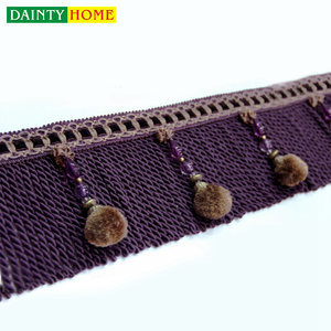 Accesorios textiles moda pompom Franja para <span class=keywords><strong>cortinas</strong></span> - Product Image 5