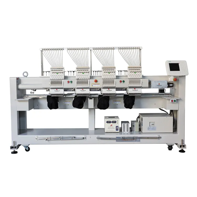 New style hot sale 4 head cap computer embroidery machine