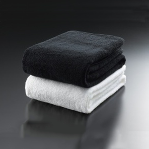 Vente en gros de <span class=keywords><strong>serviette</strong></span> de salon de plage en coton éponge personnalisée 16S 40x80cm <span class=keywords><strong>serviette</strong></span> de cheveux noire pour salon de beauté - Product Image 2