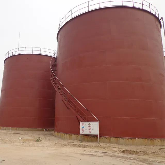 Large scale diesel fuel/water/liquid storage tank with high standards