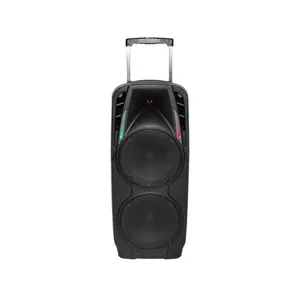 Karaoke Subwoofer Speaker System Sound Master Mixers Multimedia Karaoke Speakers Portable Trolley Speaker With Mic