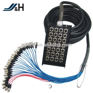 24 Entrée 8 Sortie <span class=keywords><strong>XLR</strong></span> <span class=keywords><strong>Ou</strong></span> 1/4 "Téléphone <span class=keywords><strong>Jack</strong></span> 32 Canal Audio Serpent Câble Avec Boîtier de Scène - Product Image 2