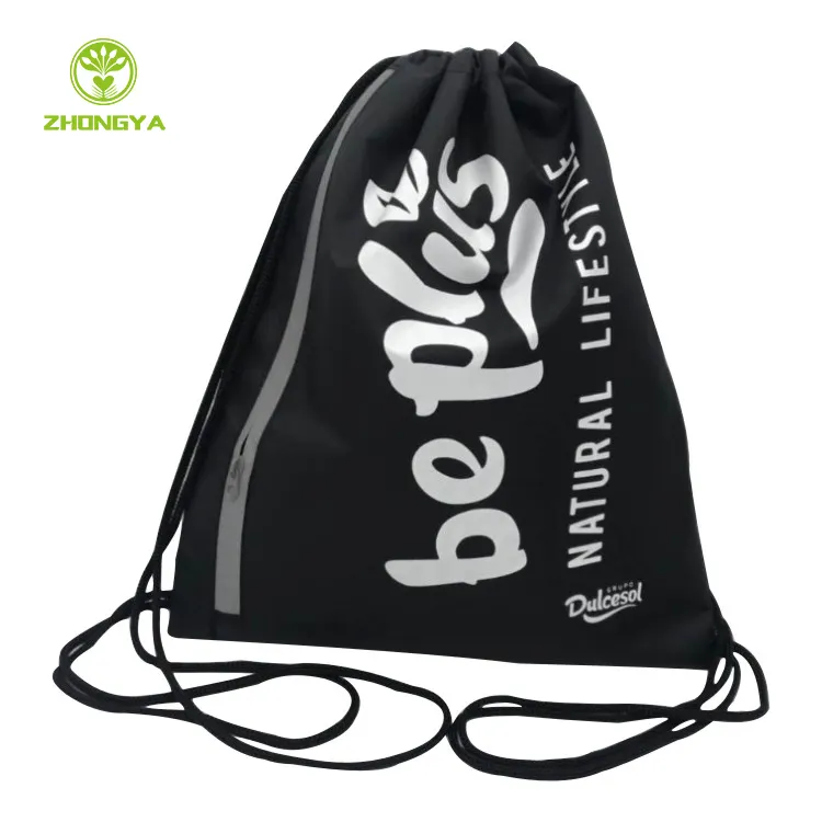 Travel Outdoor Camping Hiking Reflective waterproof backpack drawstring shopping bag