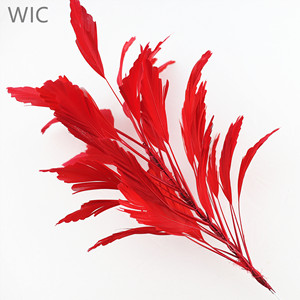 Puro fatto a mano di moda rossa di carnevale piuma d'oca fiore ghirlanda copricapo accessori per capelli all'ingrosso copricapo da ragazza - Product Image 1