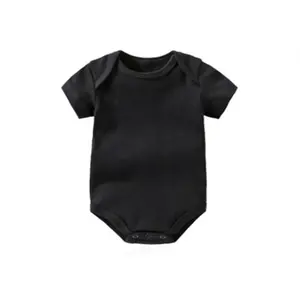 Produsen Onesie Pakaian Bayi Laki-laki 100% Katun Organik Bayi Onesie Bayi Baru Lahir Anak Laki-laki Bodysuit