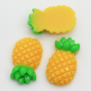 Feuilles vertes jaunes en résine, lot de pièces, jolies décorations artisanales Style ananas, pour la maison, le <span class=keywords><strong>magasin</strong></span>, pour les fêtes et les vacances, offre en ligne - Product Image 2