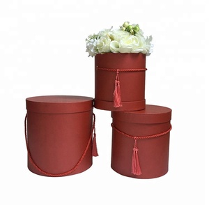 फूल उपहार पैकिंग के लिए कस्टम लोगो राउंड ट्यूब फूल बॉक्स - Product Image 3