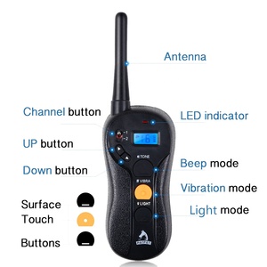 Chất lượng cao nhựa vật nuôi Dây Xích và thiết bị đào tạo dừng chó sủa cổ áo không có tính năng sốc - Product Image 2