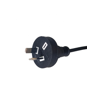 250v 2 फ्लैट पिन एसी पावर कॉर्ड H03VVH2-F 2*0.75 मिमी 100% कॉपर एयू पावर प्लग नमक लैंप कॉर्ड - Product Image 3