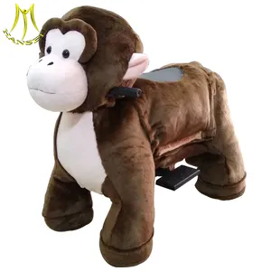 Hansel plush animal toy ride on monkey