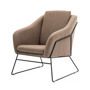 Sillón de terciopelo de diseño italiano para oficina - Product Image 2
