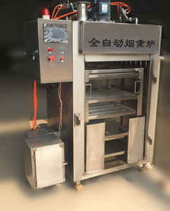 Chariot de <span class=keywords><strong>barbecue</strong></span> mécanique et électrique, fumoirs, machine à fumer le poulet, équipement - Product Image 3
