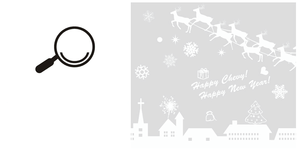 Décorations de Noël en vinyle pour vitrines de magasins, autocollants muraux pour les fêtes - Product Image 6