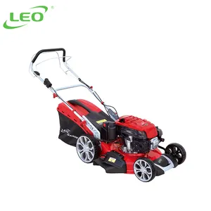 LEO LM46Ze-2L 4.0hp 139CC割草自走式手柄旋转红色割草机