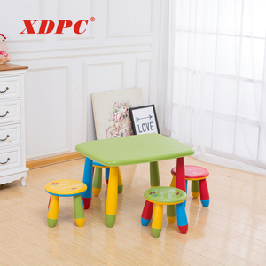 Petites dimensions utilisé école maternelle enfants meubles en plastique table - Product Image 3