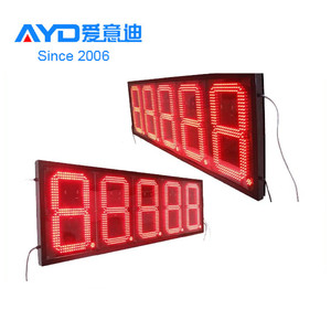 便宜的价格定制12英寸LED <span class=keywords><strong>7</strong></span>段显示LED价格显示面板加油站 - Product Image 6