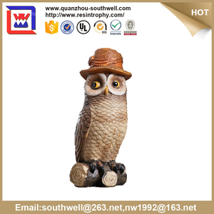 Gros résine owl statues de décoration et résine custom design <span class=keywords><strong>night</strong></span> owl et mignon résine récolte hibou statues à vendre - Product Image 3