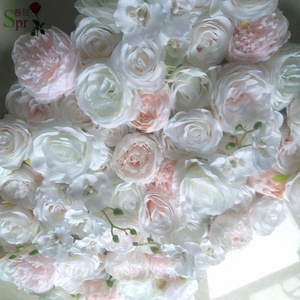 SPR decorazione murale fiore da parete per occasione di matrimonio 60*40cm rifinito muro di fiori rosa per eventi di festa Baby Show - Product Image 6