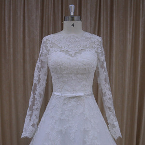 MM021 Elegante vestido <span class=keywords><strong>vestidos</strong></span> <span class=keywords><strong>de</strong></span> <span class=keywords><strong>fiesta</strong></span> <span class=keywords><strong>de</strong></span> manga larga <span class=keywords><strong>de</strong></span> encaje <span class=keywords><strong>de</strong></span> la <span class=keywords><strong>boda</strong></span> musulmana - Product Image 2