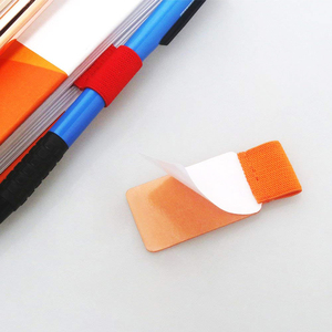 Porte-stylo en <span class=keywords><strong>cuir</strong></span> auto-adhésif avec accessoires pour cahier à <span class=keywords><strong>bande</strong></span> élastique pour journaux planificateurs calendriers - Product Image 6