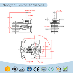 Cina fornitore di tipo domestico bimetallico termostato/<span class=keywords><strong>termostat</strong></span> - Product Image 6