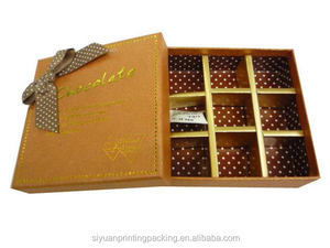 Boîtes de <span class=keywords><strong>chocolat</strong></span> vides recouvertes de luxe personnalisées en gros impression 4C d'insertion recyclée pour l'emballage de cadeau de <span class=keywords><strong>chocolat</strong></span> de qualité supérieure - Product Image 3