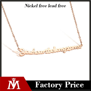 L'acier inoxydable "Vos belons de coeur pour me" collier de haute couture de col - Product Image 1