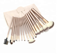 Professionnel argent 24 pièces pinceau de maquillage