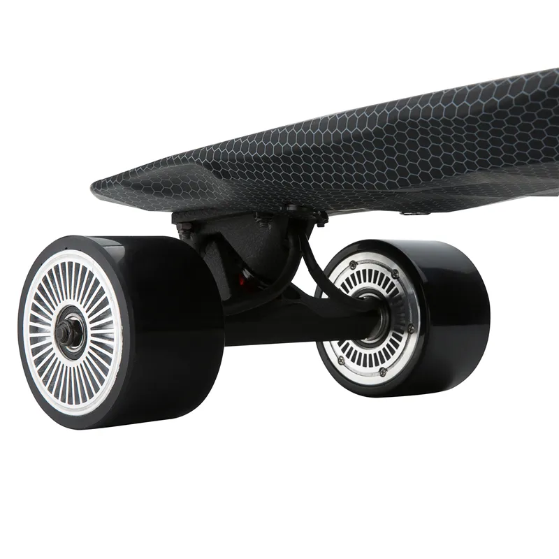 Black color 90mm wheels motor for mount electric skateboard