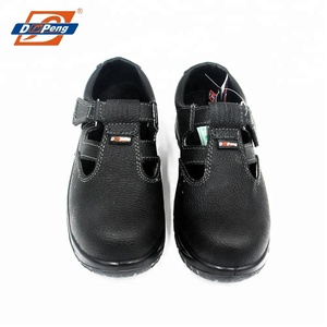 Sandalias de Verano Transpirables de Cuero Genuino con Puntera de Acero, Botines de Seguridad de Corte Bajo Antideslizantes, Zapatos de Trabajo para Hombre para <span class=keywords><strong>Restaurante</strong></span> - Product Image 5