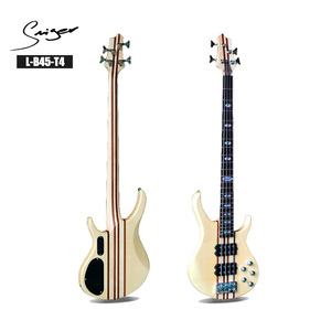 Vides música 24 te preocupes bajo eléctrico de 4 cuerdas de la guitarra bass con estuche de guitarra. - Product Image 1