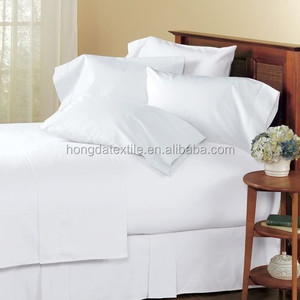 Hotel Quality 180TC-220TC White Percale Bed Sheet Set Linen <strong>Comforter</strong> for Beds Premium Comfort and Style - Product Image 5
