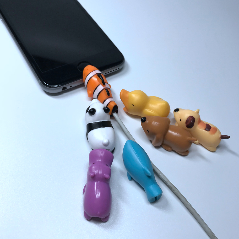 Новое поступление, ПВХ кабель для передачи данных с животными, защитный телефонный гаджет