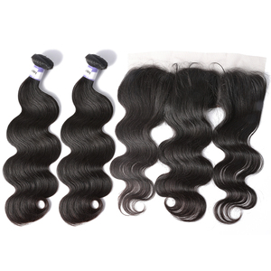 דוגמיות חינם לא מעורבב 100% בתולה remy הודי, חבילות שיער אנושיות ברזילאיות עם מזומנים על משלוח - Product Image 3