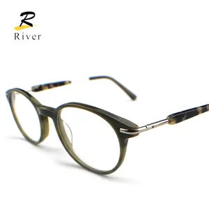 Beauty buffalo horn blue light moon materials fred acetate eyewear eyeglass frames