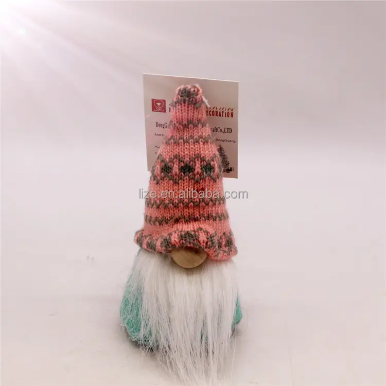 Großhandel handgefertigte 14 cm weihnachten weihnachtsmann stoff gnome