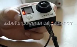 yeni ürünler 2014 su geçirmez 30 pin güç kaynağı yedek GoPro için 4 pil GoPro Hero 4