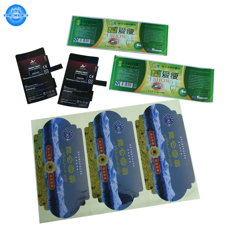 Label Sticker Waterproof Carton Box OEM Adhesive Sticker High Quality Low Price Custom Color Printing Die Cut Stickers CMYK Bc1