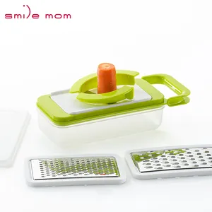 Smile Mom 4合1多功能手蔬菜切片机刨丝器上看到电视