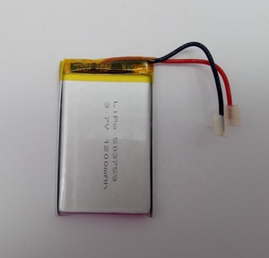 503759 3.7V 1200mAhリチウムリチウムポリマーバッテリーpcmとワイヤ - Product Image 4