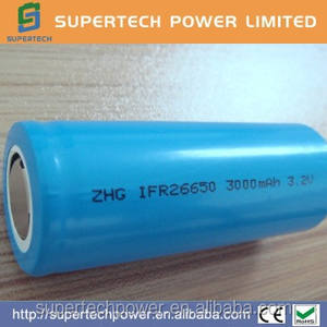 Ifr26650 3000 mAh <span class=keywords><strong>3.2</strong></span> v recargable de la batería lifepo4 - Product Image 1