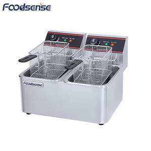 Manufacture Fournir Nationales D'acier Inoxydable Double Friteuses, Peu Coûteux <span class=keywords><strong>Friteuse</strong></span> - Product Image 1