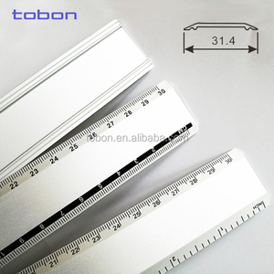 30cm de medición de Aluminio Flexible de metal de escala regla de plástico - Product Image 3