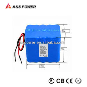 可充电18650 5S3P 6600mAh 18v锂离子锂离子电池组 - Product Image 4