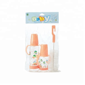 Ensemble bouteille et bavoir pour bébé, 2 pièces, costume de soins pour nouveau-né - Product Image 2