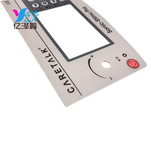 New and Original new design customized membrane switch keypad PC/PET film front label Graphic overlay