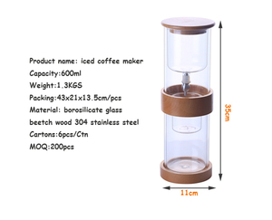 Nouveau style glacé goutte à goutte refroidissement cafetière infusion froide - Product Image 2