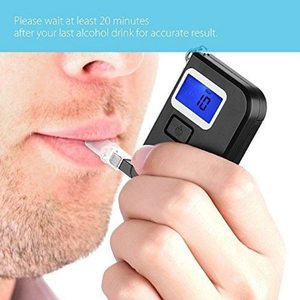 EK300 Portátil Digital Alcohol Tester bafômetro com display LCD e Keychain Suporta Personalização - Product Image 4